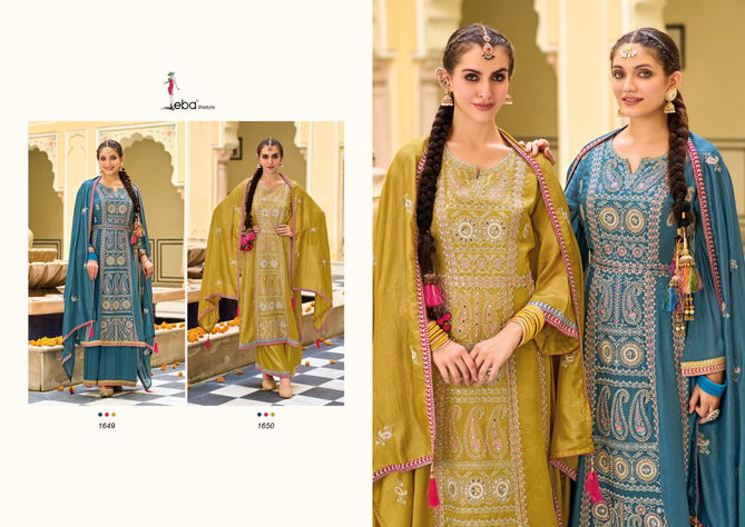 Diva By Eba Premium Silk Embroidery Wedding Wear Readymade Suits Wholesale Suppliers In Mumbai